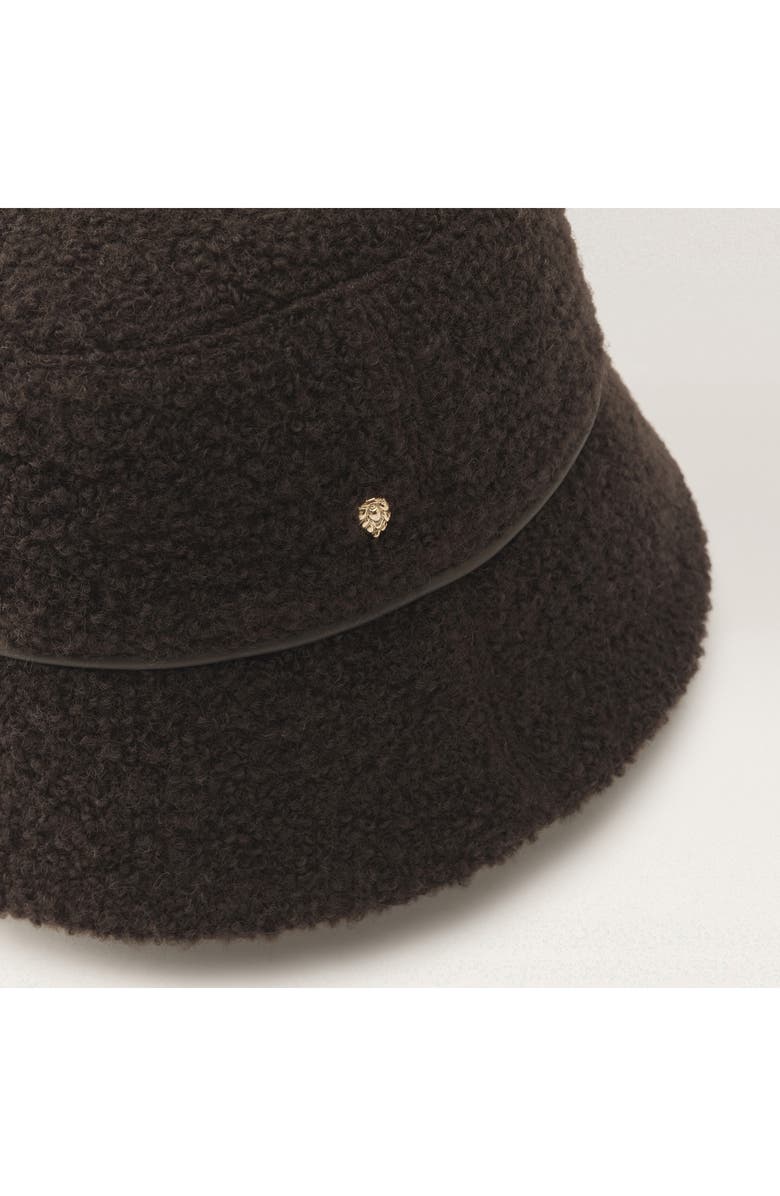 Helen Kaminski Seda Wool Blend Bucket Hat, Alternate, color, Chocolate