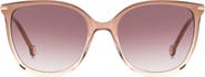 Carolina Herrera Her 55mm Gradient Square Sunglasses