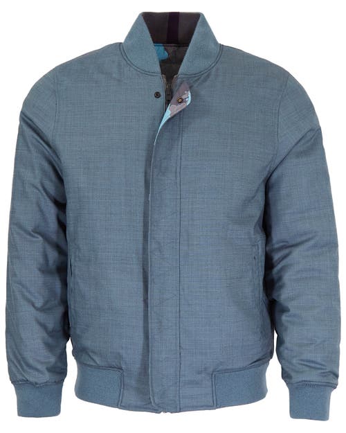 Lords Of Harlech Jenkin Reversible Bomber Jacket In Gold