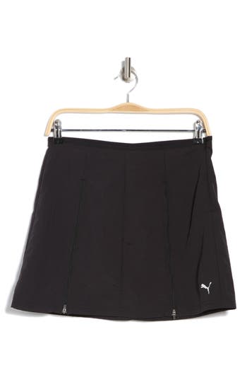 Puma Dare To Zip-off Woven Skirt In Black