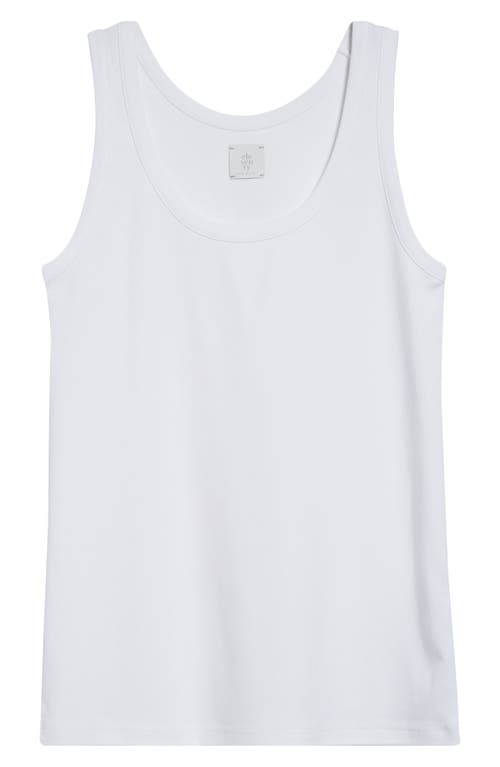 Eleventy Cotton Tank In White