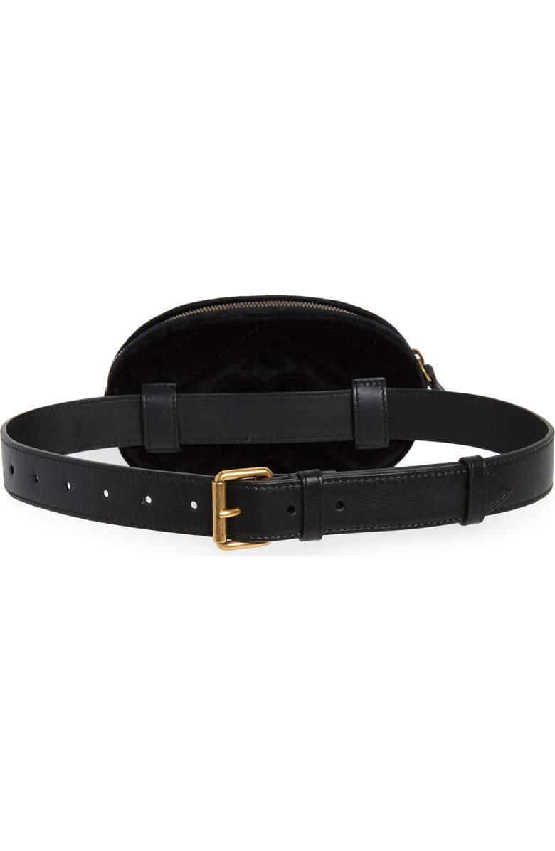 Gucci Small GG Marmont 2.0 Velvet Belt Bag, Alternate, color,