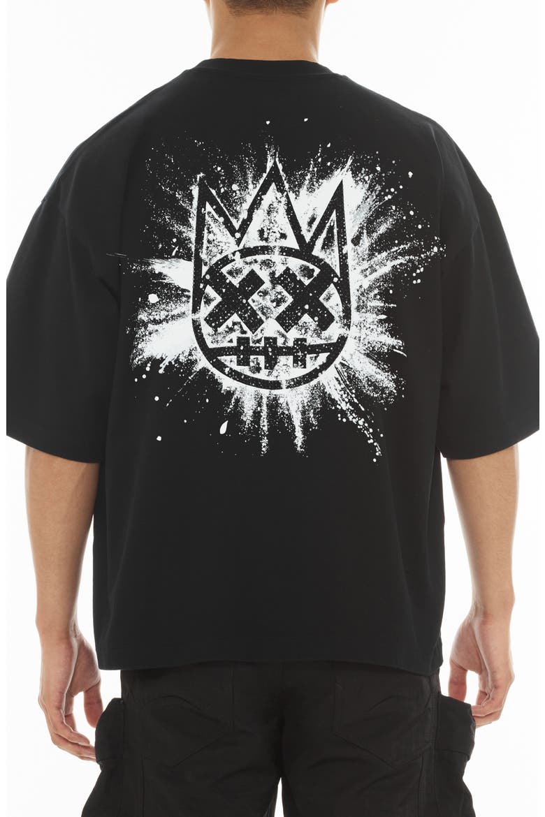 Crewneck Graphic T-Shirt, Alternate, color, BLACK