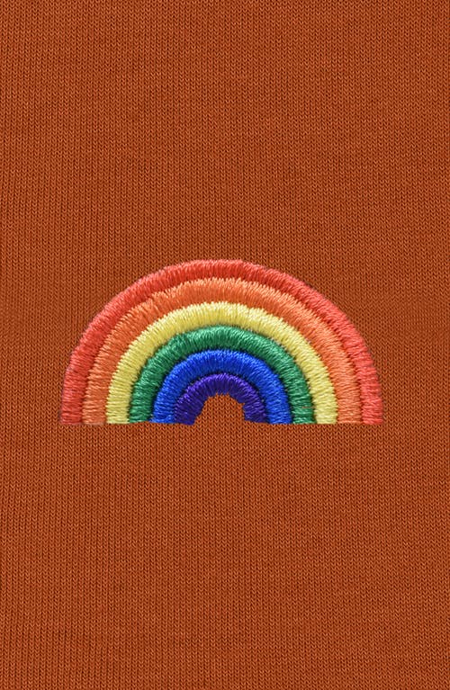 Dalix Rainbow Zip Hoodie In Autumn