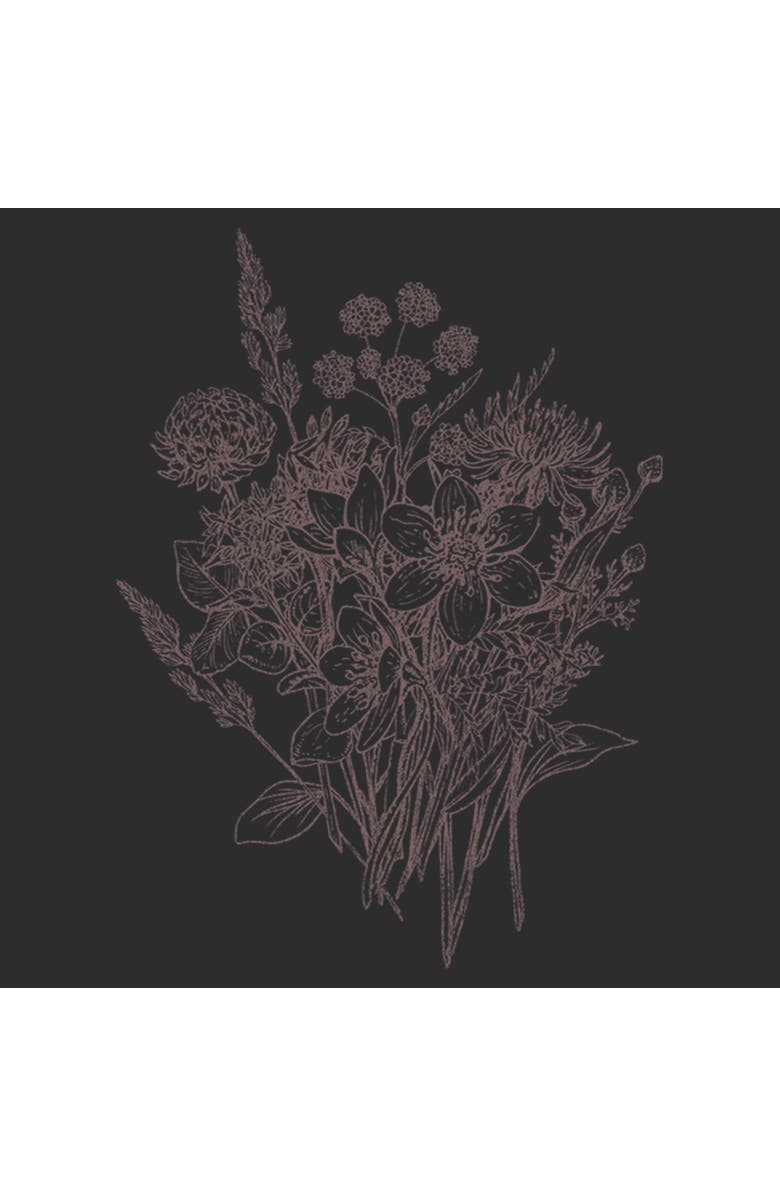 Lost Gods Women's Lost Gods Floral Doodles  Graphic T-Shirt, Alternate, color, Black