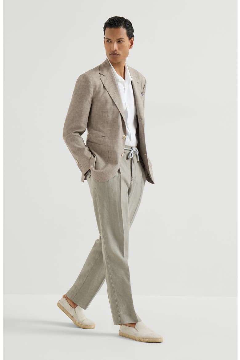Deconstructed blazer, Alternate, color, Brown