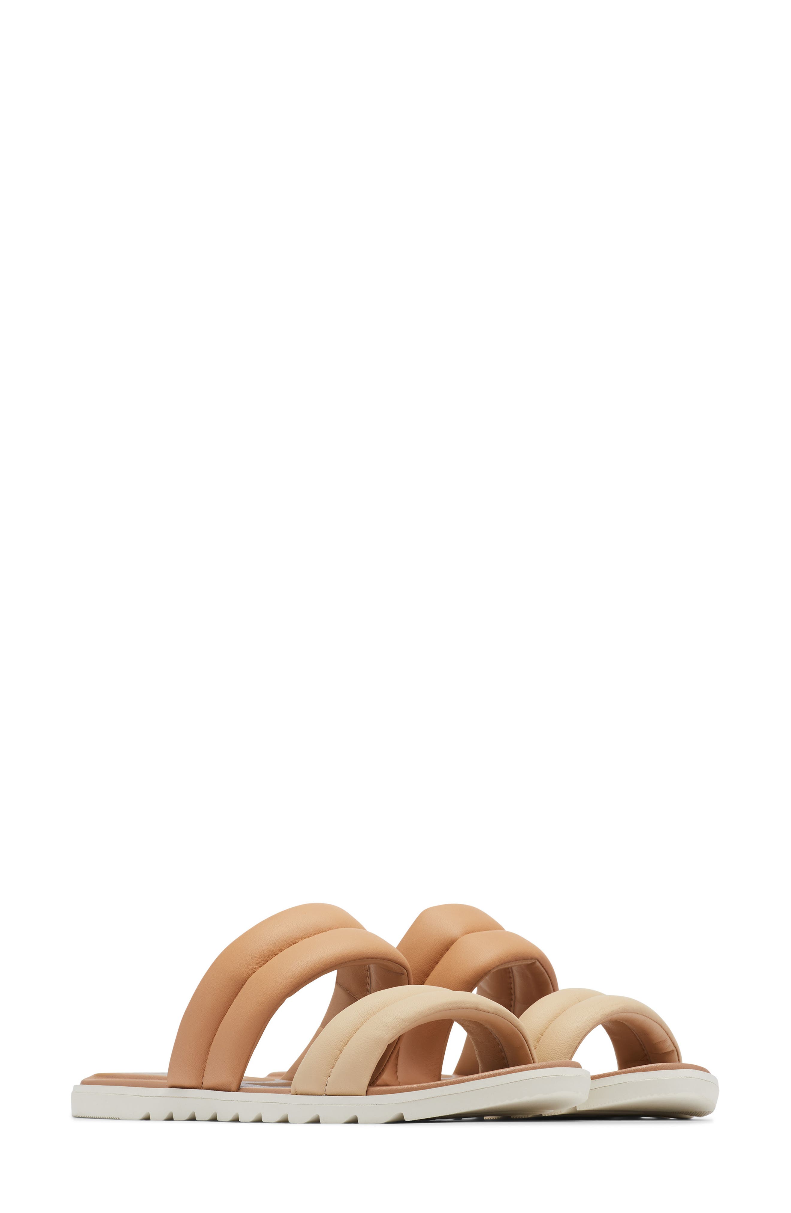 Ella II Puff Slide Sandal, Main, color, CERAMIC/ SEA SALT