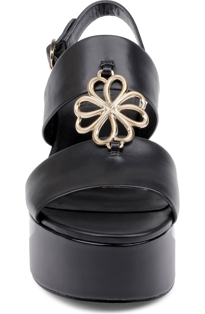 CLERAE Coraj Platform Sandal, Alternate, color, Black Leather