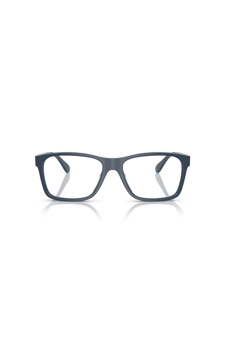 56mm Rectangle optical glasses, Alternate, color, Blue