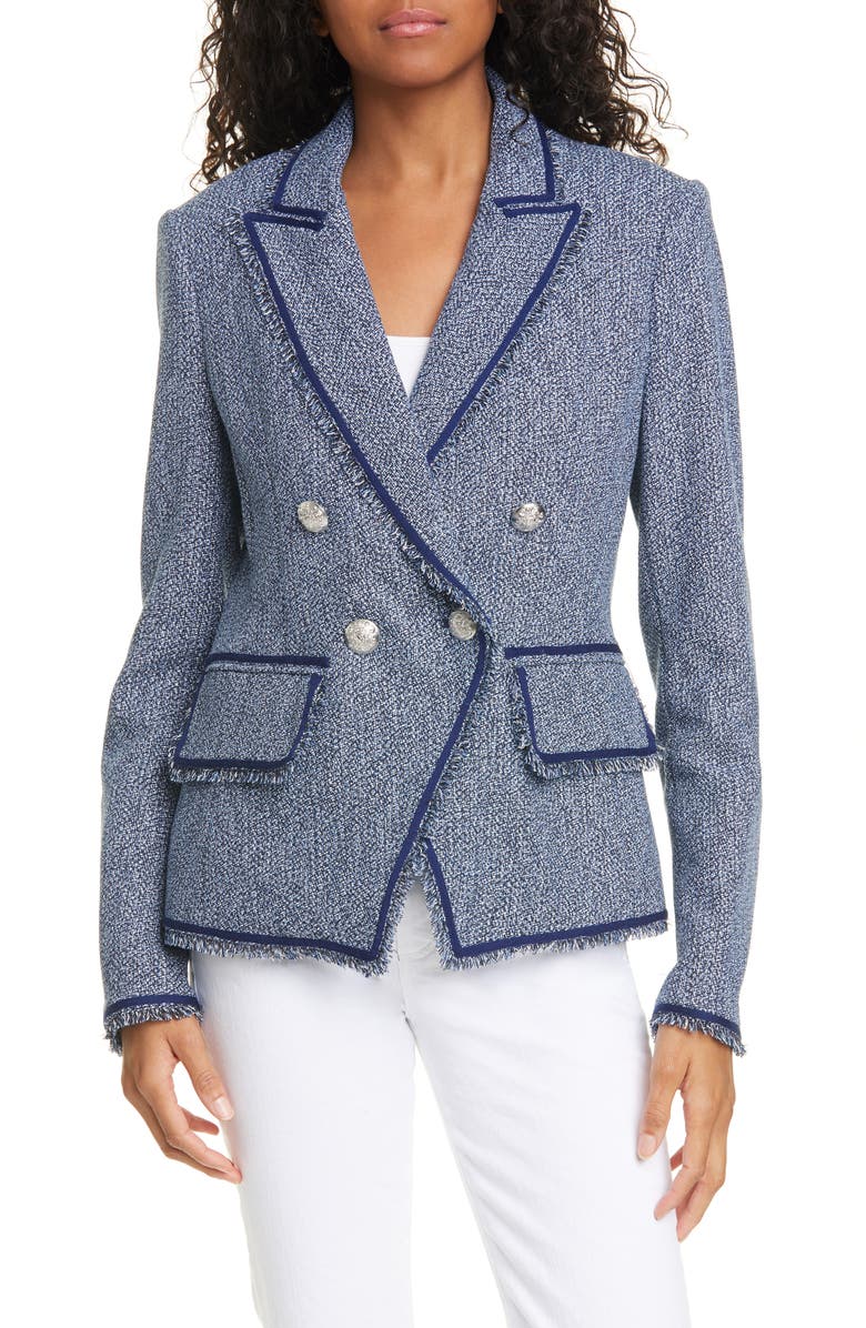Veronica Beard Frisco Tweed Jacket, Main, color, 