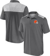 FANATICS Men's Fanatics Gray Cleveland Browns Long Shot Polo