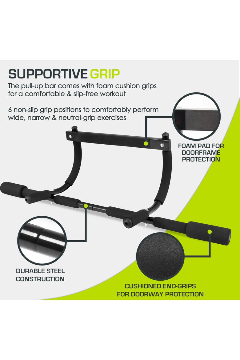 Multi-Grip Lite Pull-Up Bar, Alternate, color, Black