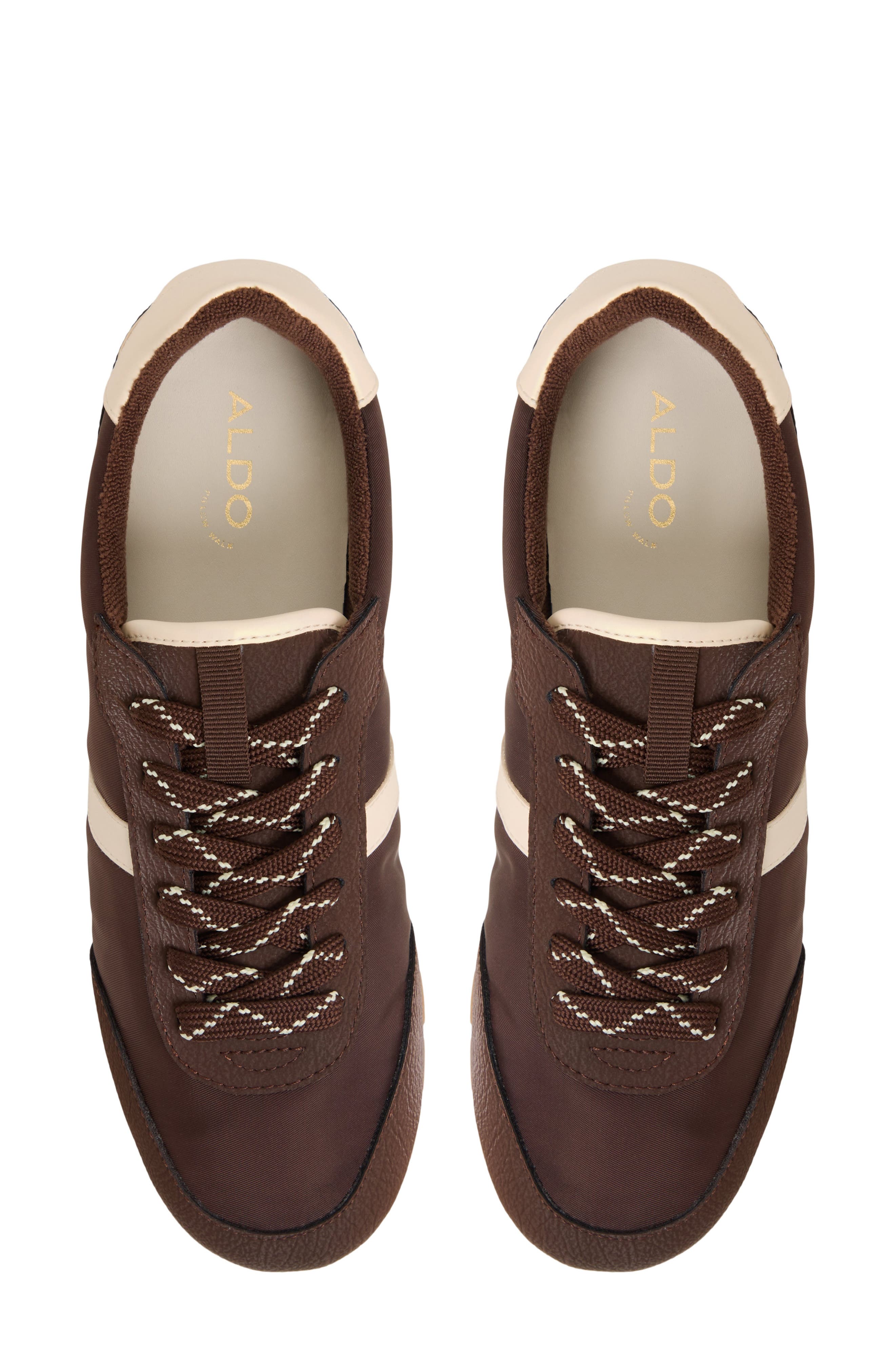 ALDO Sabby Sneaker, Alternate, color, Brown