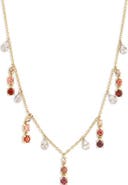 Meira T Spinel & Diamond Fringe Necklace - 0.22ct.