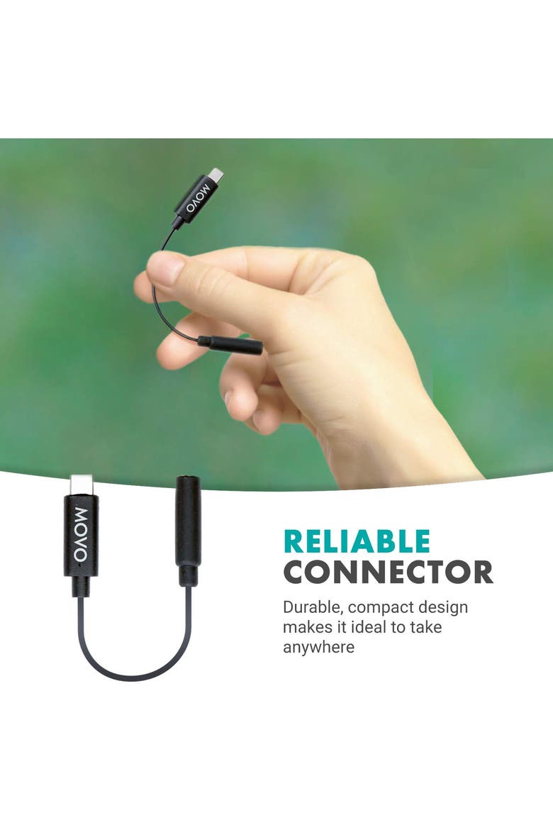 PMA-1 Female 3.5mm TRS Microphone Audio Adapter Cable Compatible with The DJI OSMO Pocket, Alternate, color, Black