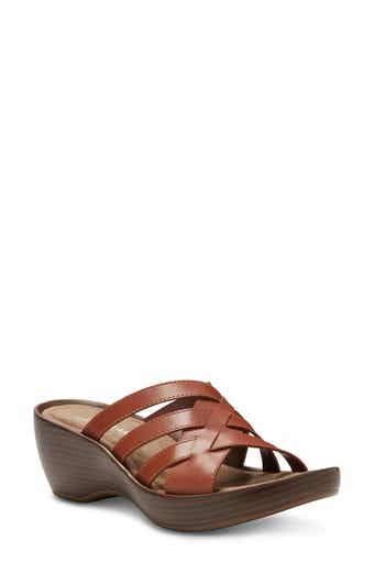 Poppy Leather Wedge Sandal