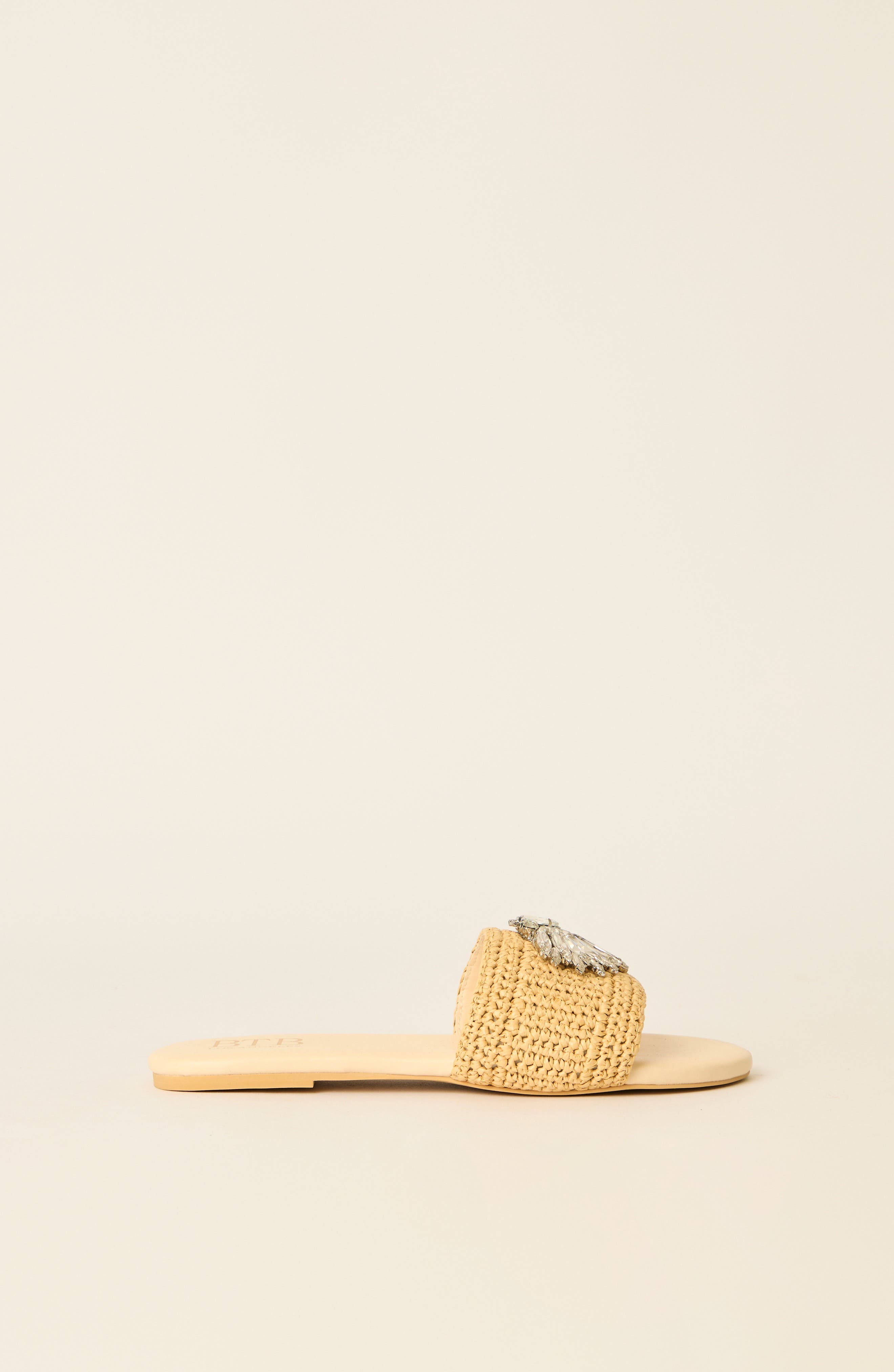 BTB Los Angeles Avery Slide, Alternate, color, Natural