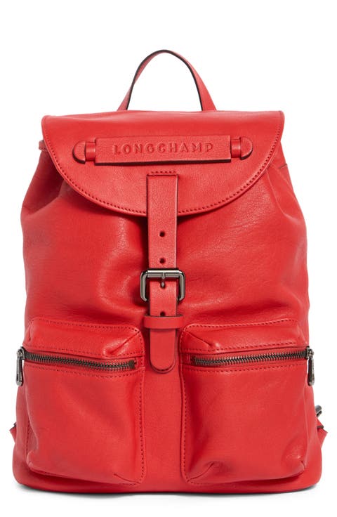 LC3D Small Leather Backpack