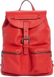 Longchamp LC3D Small Leather Backpack