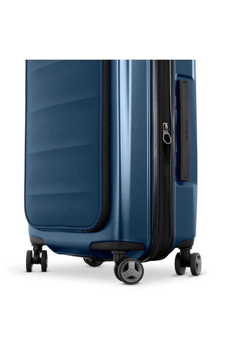 Octiv Hardside (Pro Front Pocket 20"/24"/28") 3 Piece Spinner Luggage Set, Alternate, color, Blue Denim