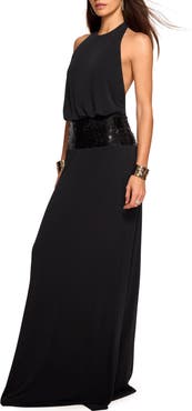Ramy Brook Theresa Halter Neck Gown