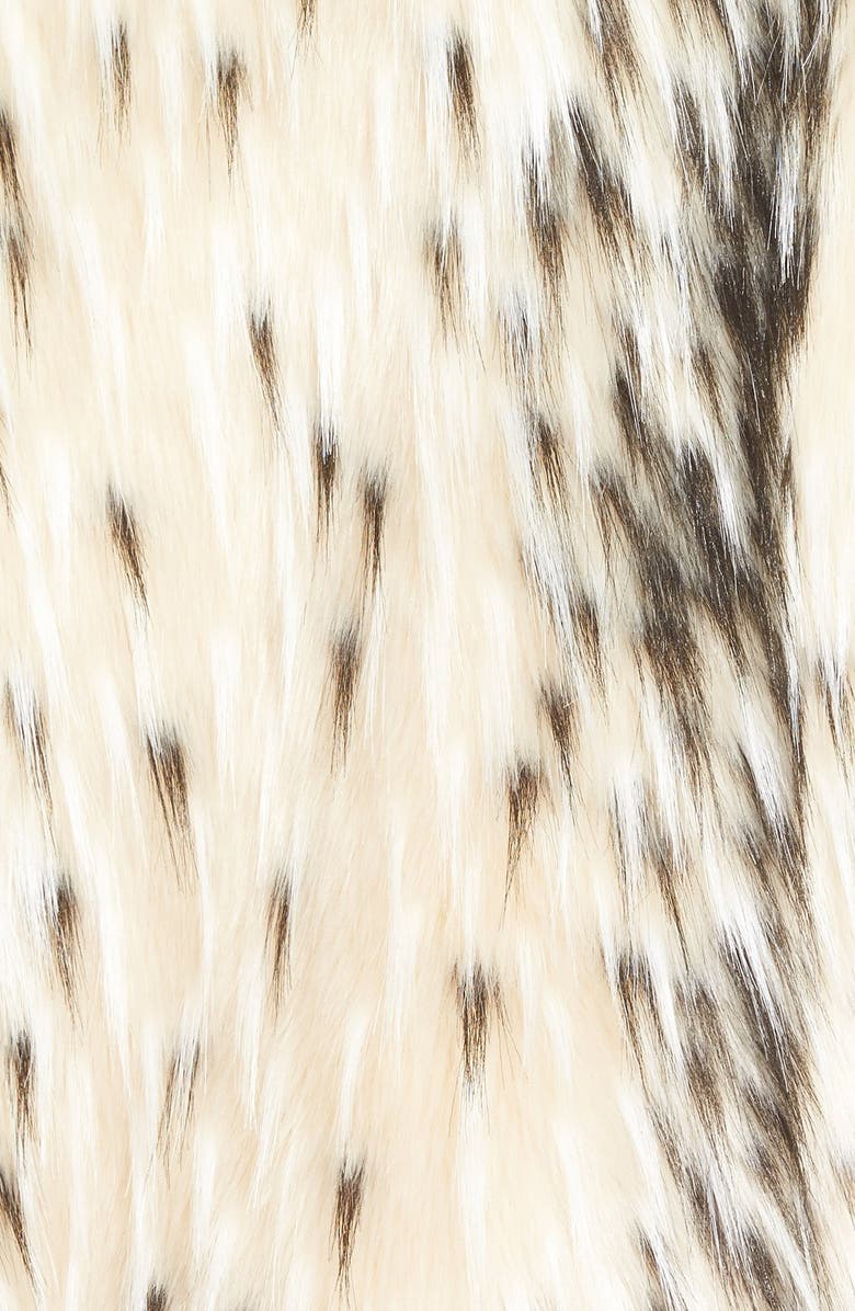 Kristen Blake Spotted Faux Fur Jacket, Alternate, color,
