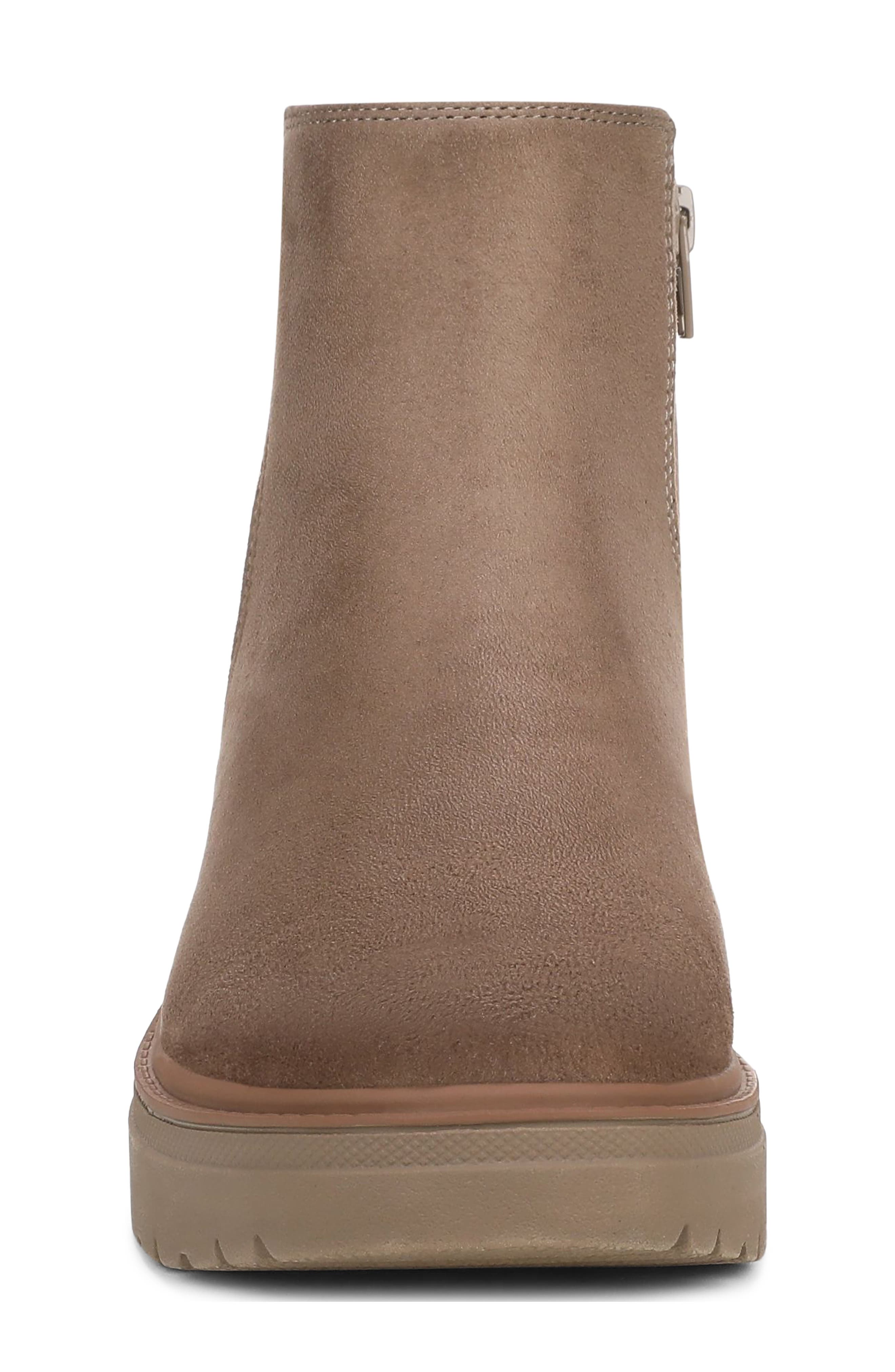 Bring Vibes Faux Leather Chelsea Boot, Alternate, color, WOODSMOKE BROWN MICROSUEDE