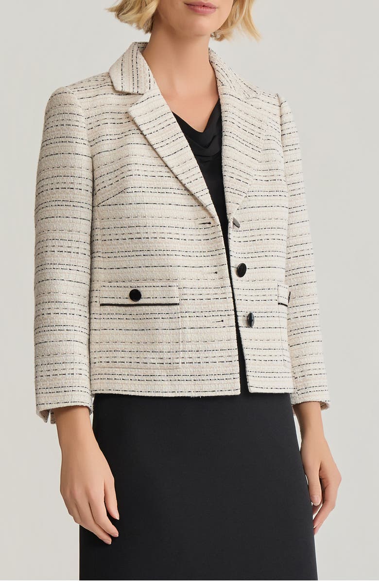 KASPER Tweed Jacket, Alternate, color, 
