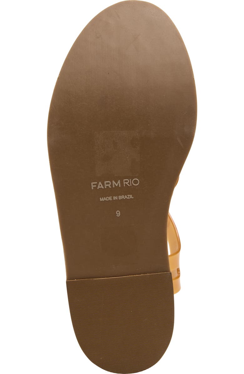 FARM Rio Fisherman Jelly Wedge Sandal, Alternate, color, Ammonite