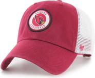'47 Men's '47 Cardinal/White Arizona Cardinals Highline Clean Up Trucker Snapback Hat