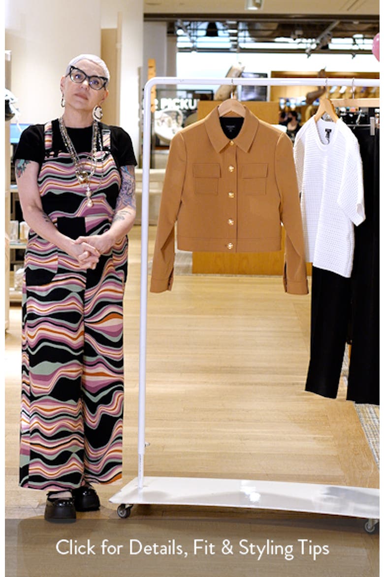 Woven Crop Jacket video