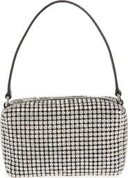 Alexander Wang Medium Heiress Crystal 
Leather Handbag