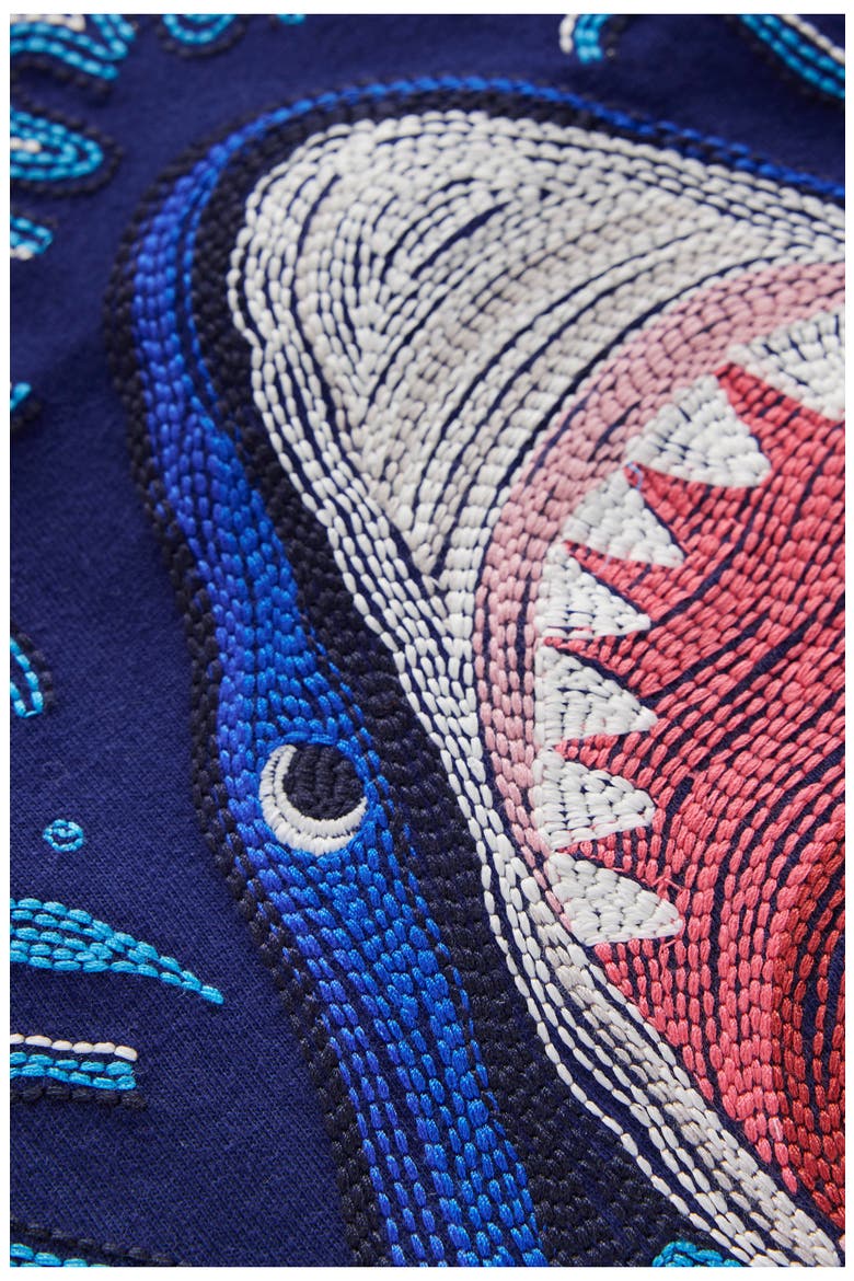 Kids' Shark Glow in the Dark Superstitch Cotton Graphic T-Shirt, Alternate, color, MEDIEVAL BLUE SHARK