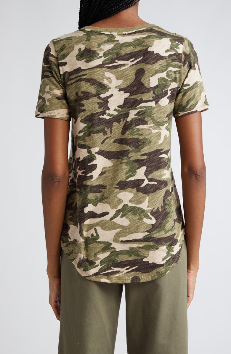 ATM Anthony Thomas Melillo Camo Print Slub Cotton Jersey T-Shirt, Alternate, color, 