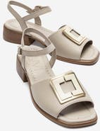 Forever & Always Shoes Svelte Leather Buckle Sandal