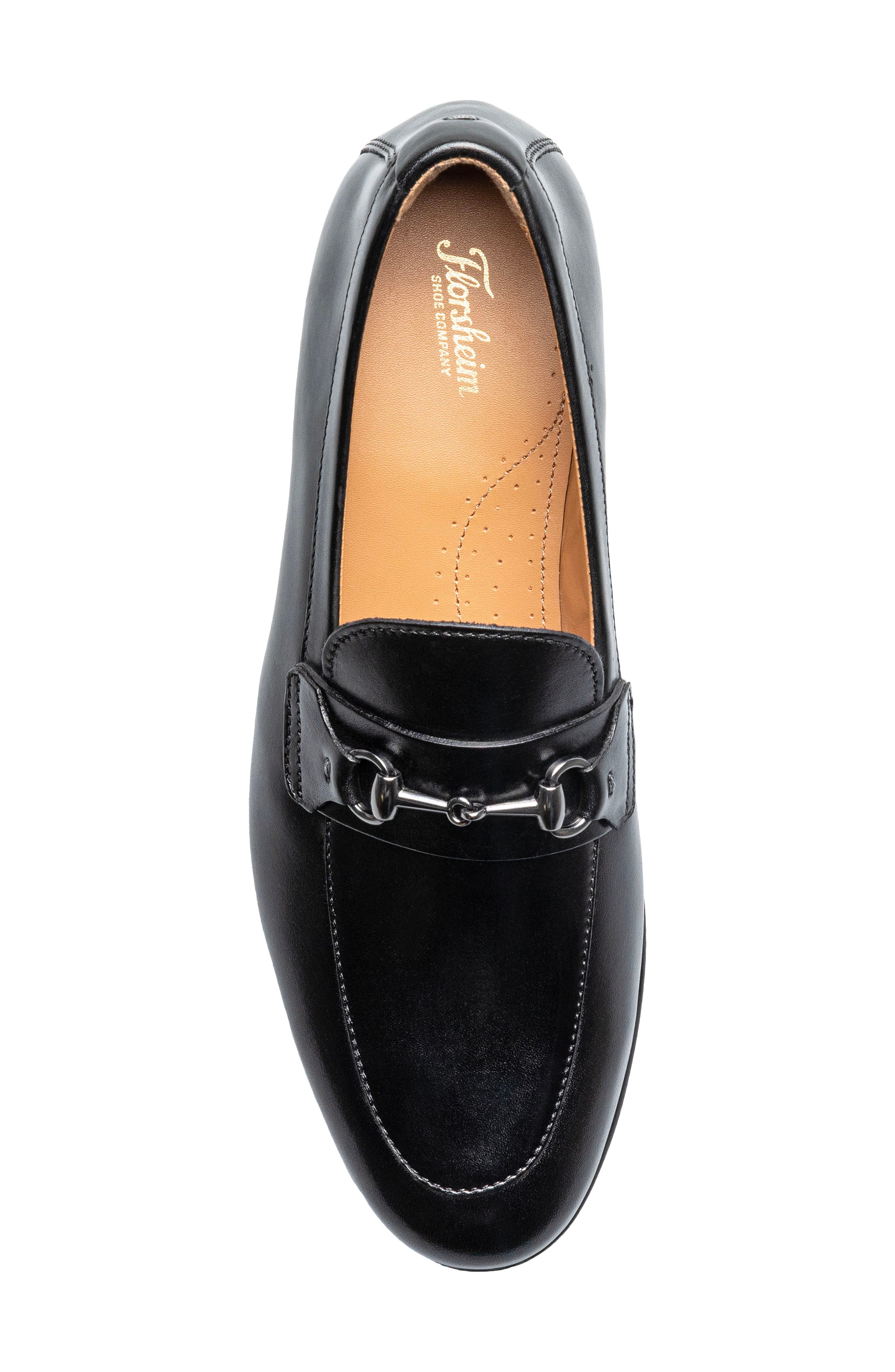 Florsheim Modena Moc Toe Bit Loafer, Alternate, color, Black