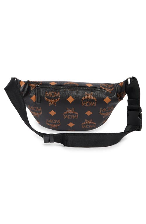 Mcm Fursten Belt Bag In Black
