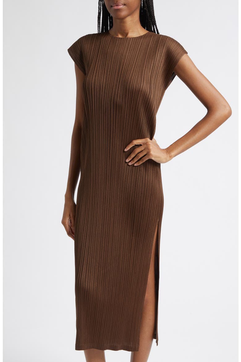 women pleated simple solid color dress womens solid color simple pleated design long sleeved dress