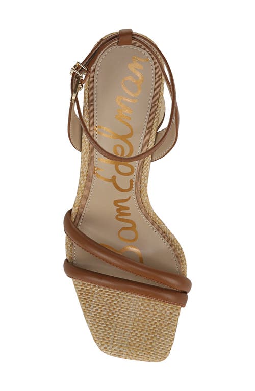 Sam Edelman Kia Strappy Sandal In Saddle