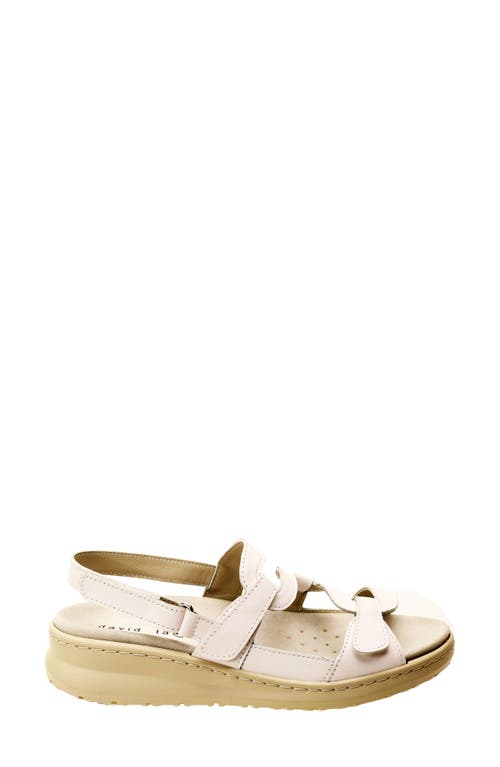 David Tate Femme Wedge Sandal In White