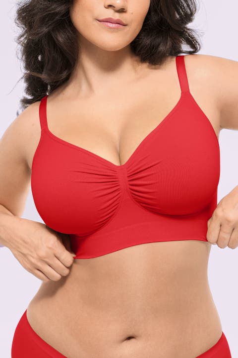 Wireless Seamless Comfy Non Padded V Neck Bra