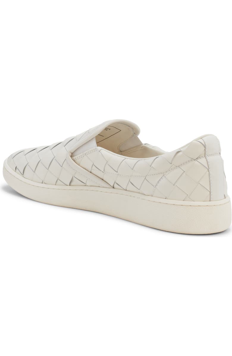 Bottega Veneta Sawyer Intrecciato Slip-On Sneaker, Alternate, color, 9013 White