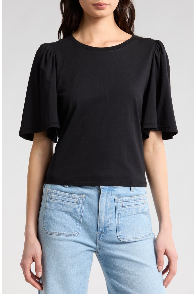 Sigrid Full Sleeve T-Shirt, Alternate, color, BLACK