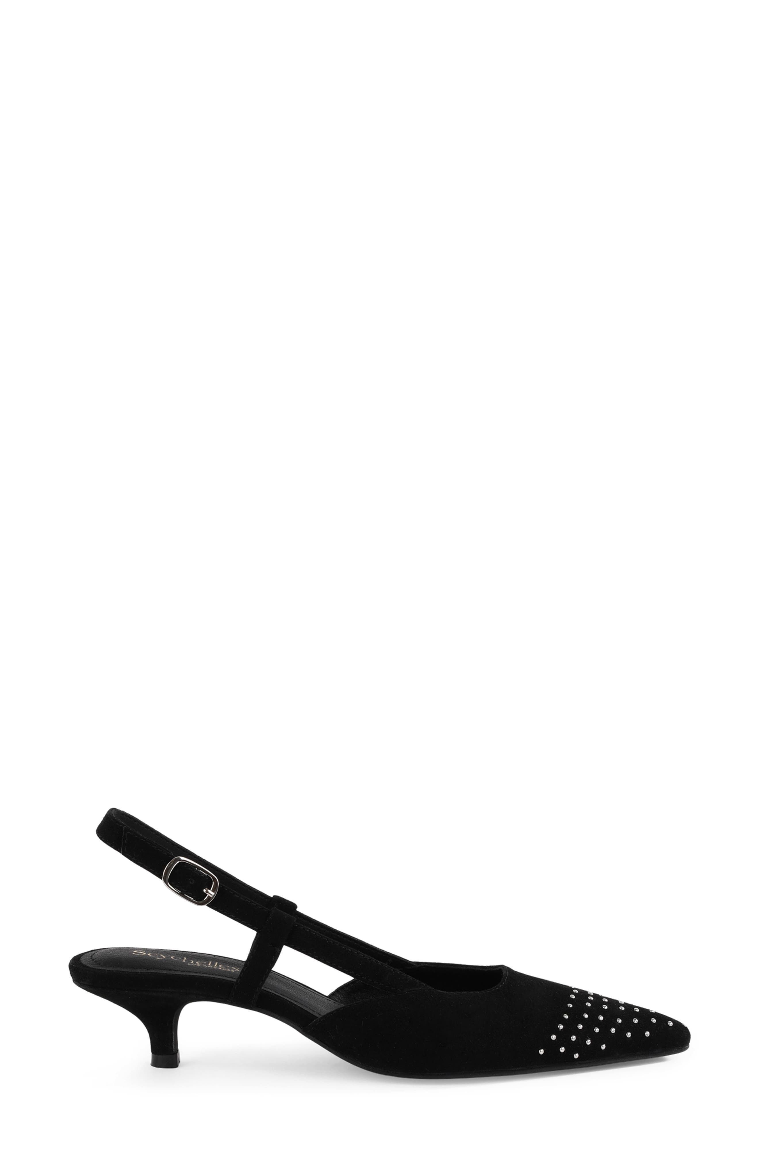 Cosmic Slingback Pump, Alternate, color, BLACK