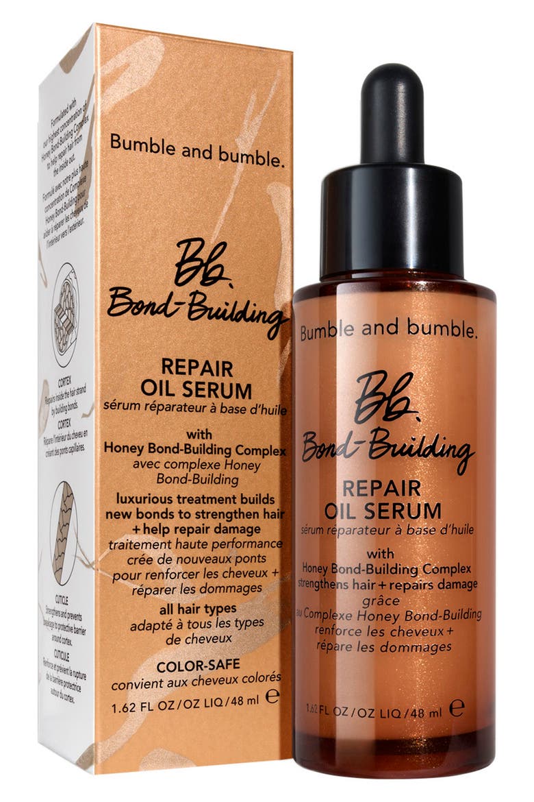 Bond-Building Repair Hair Oil Serum, Main, color, NO COLOR