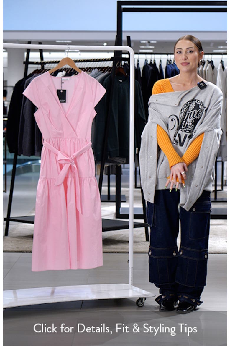 Posey Wrap Front Cotton Dress video