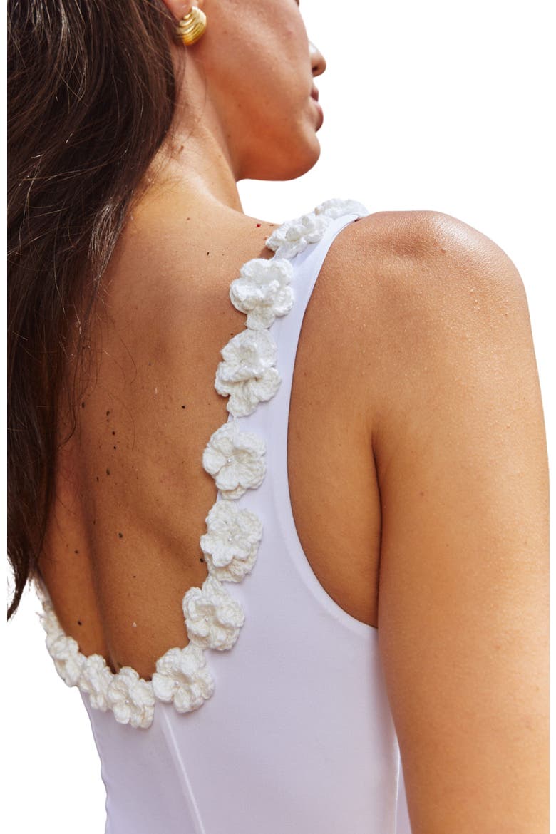 Satuna Swimsuit, Alternate, color, White