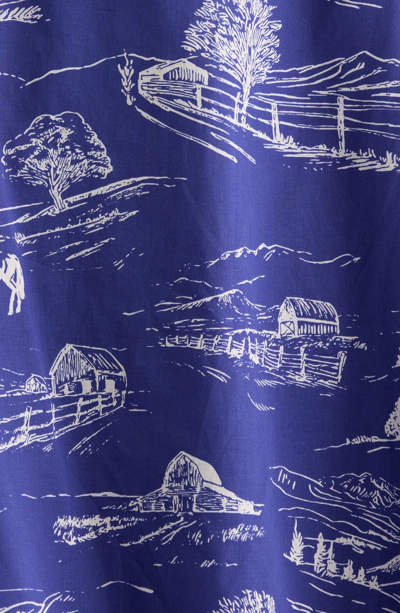 SUGARLIPS Avon Town Viany Long Sleeve Dress, Alternate, color, Navy-Cream