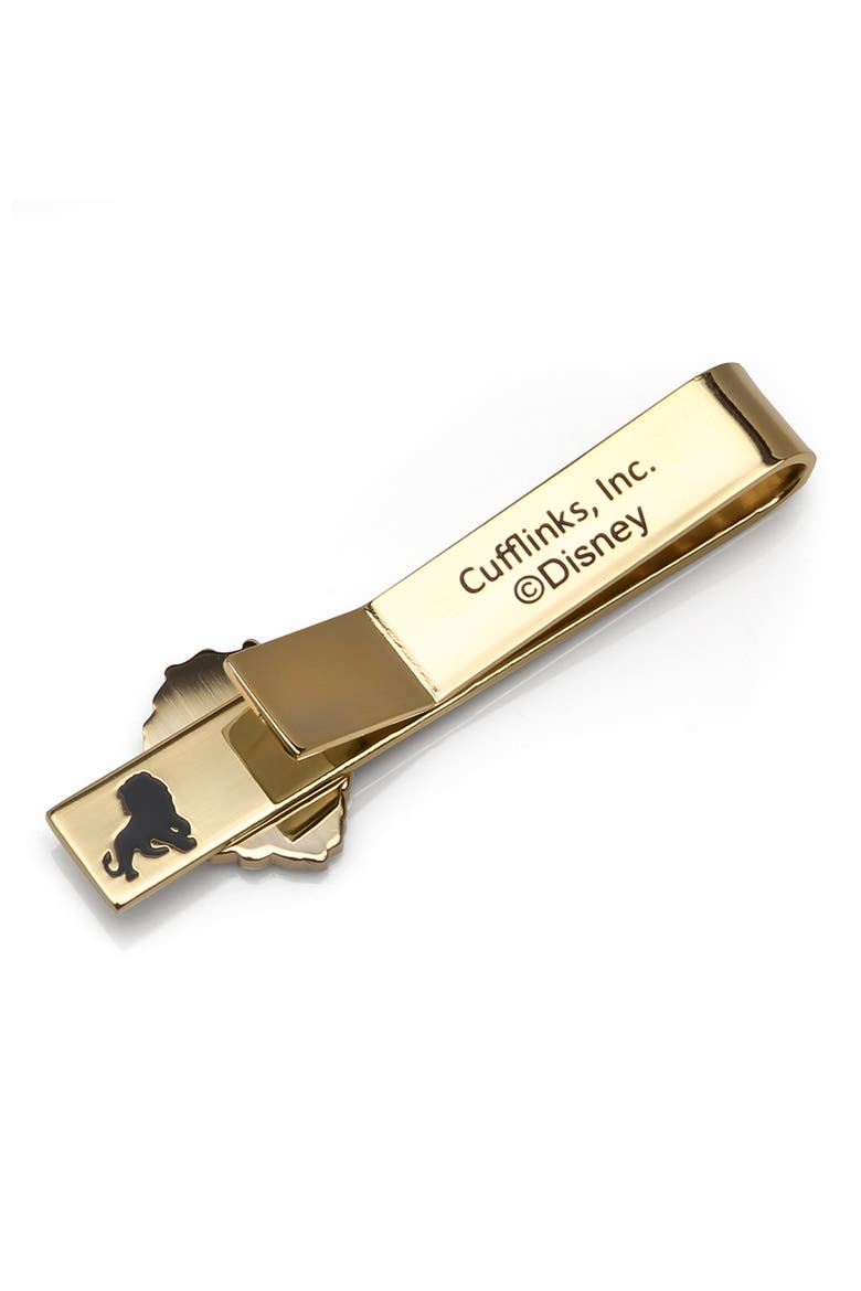 Simba Tie Bar, Alternate, color, GOLD