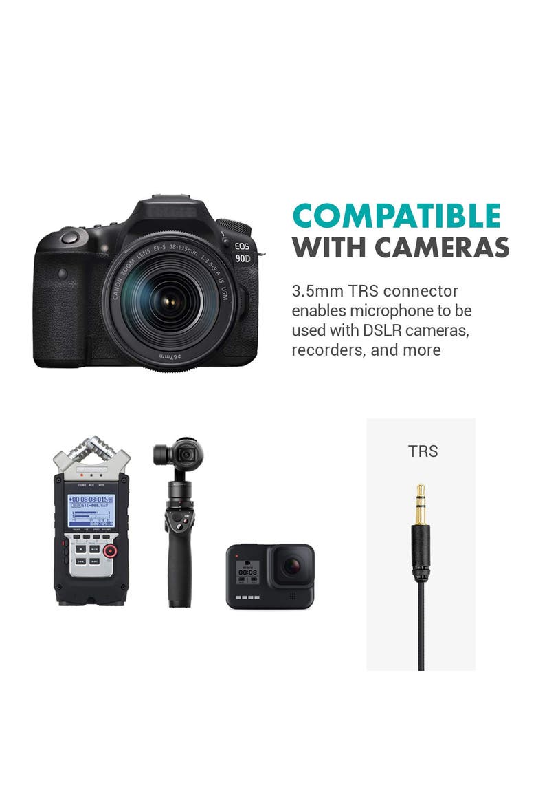 WMX-LAV Lavalier Microphone for The WMX-1, WMX-7, WMX-20 and Edge Wireless Systems, Alternate, color, Black